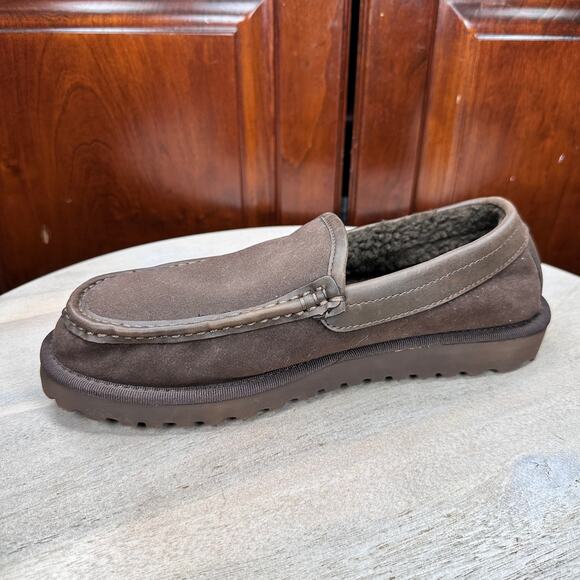 Kenneth Cole Reaction Mens Jaxon Slippers Size 7.5 Brown Memory Foam Shoes - Picture 6 of 16